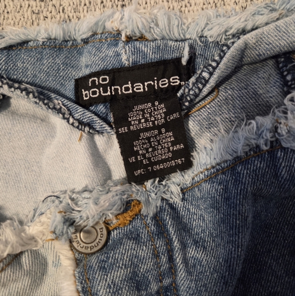 Vintage Y2k No Boundaries Patchwork Denim Jeans -… - image 4
